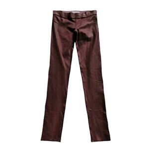 James Jeans Pants in Burgundy | Size 28